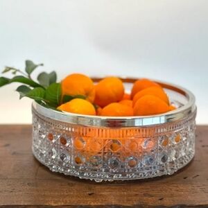 Windsor Silver and Clear Crystal Bowl